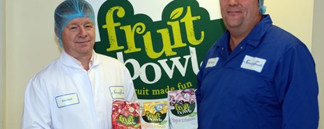 Stream Foods Fruit Snacks, Andy Spall (Left) And Colleague With Product (PR Shot) 600 X 400 Copy