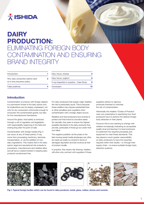Dairy Food Safety White Paper