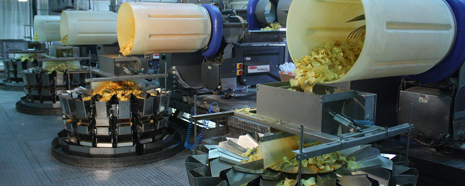 Ishida Integrated Line Solution for Potato Chips