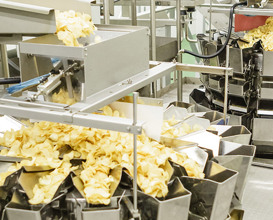 Ishida Packing Line Solution for Potato Chips