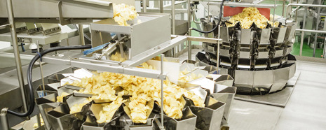 Ishida Packing Line Solution for Potato Chips