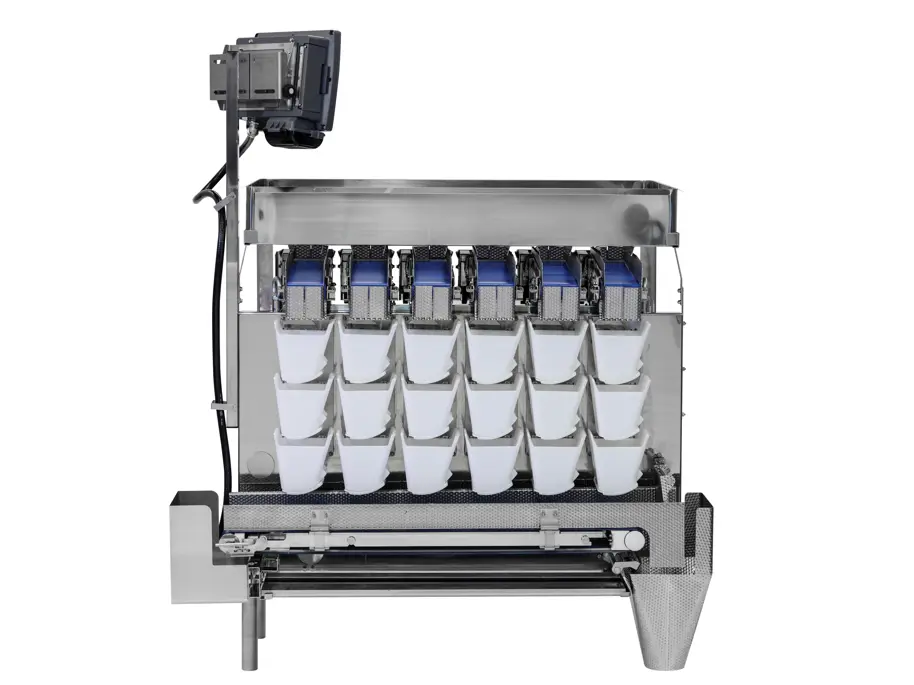 Fresh Food Multihead Weigher for sticky and hard to handle products