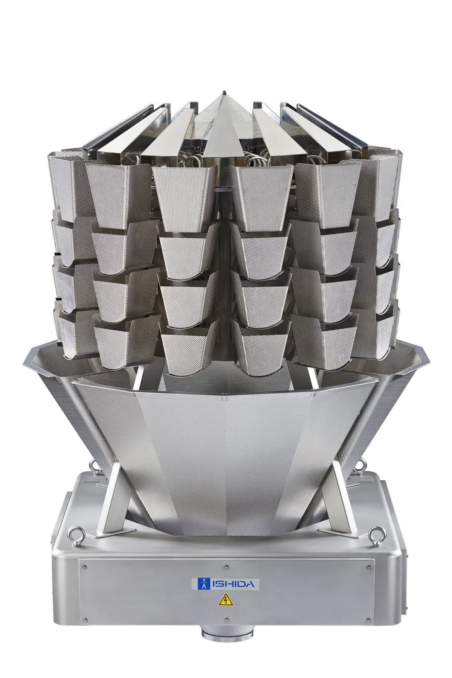 Screwfeeder Multihead Weigher for handling sticky and bulky products at high-speed