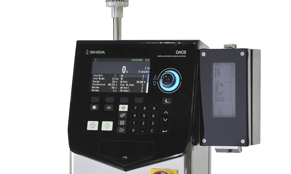 Carton-line Checkweigher close up